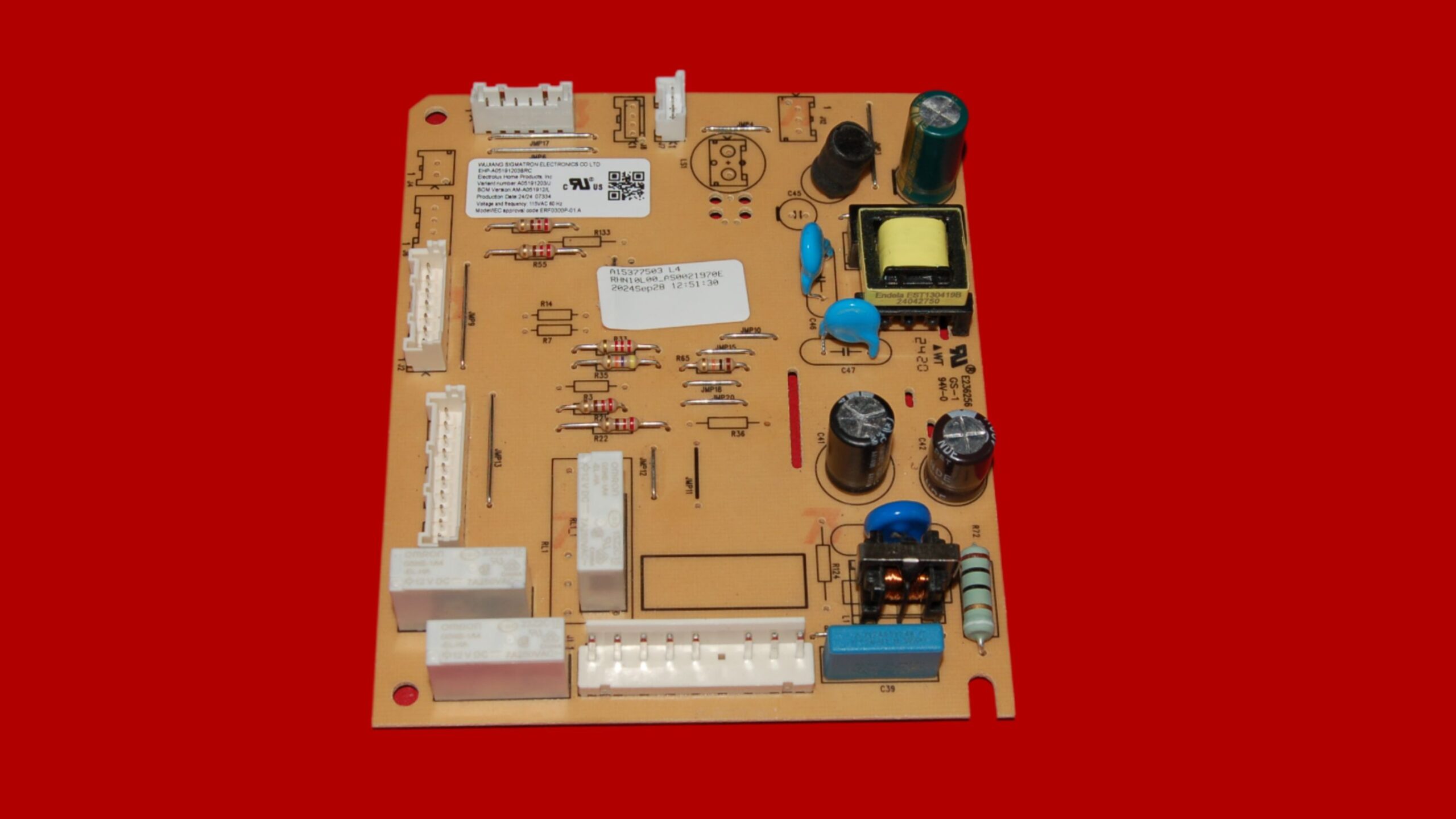 Frigidaire Refrigerator Control Board A05191203/J | OEM Used Tested