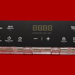 GE Oven Control Board 311D8024P001 | WB27X48612 | OEM Used Tested (overlay fair - Black)