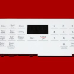 GE Oven Control Board 191D9860G002 | WB27X47795 | OEM Used Tested (overlay fair - White)