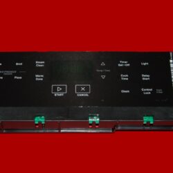 Whirlpool Oven Control Board W11637089 | W11707155 | OEM Used Tested (overlay good - Black)
