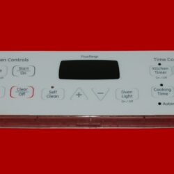 GE Gas Oven Control Board 164D8450G002 | WB27K10338 | OEM Used Tested (overlay good - White)