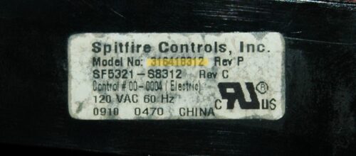 Whirlpool Oven-No Overlay – Part Number 316418312 – Pre-Owned/Used Tested